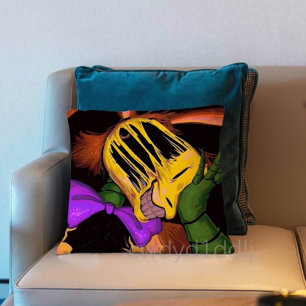 The W-Walten Files Cushion Cover Pillow Cover Decor Pillowcase Printed Cushion Case For Couch Peach skin 18*18(CM)-1Pcs