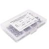 300Pcs M3 Hex Screws Nuts Set with Storage Box Uniform Pitch Oxidation Corrosion Resistance No Rusting Fasteners