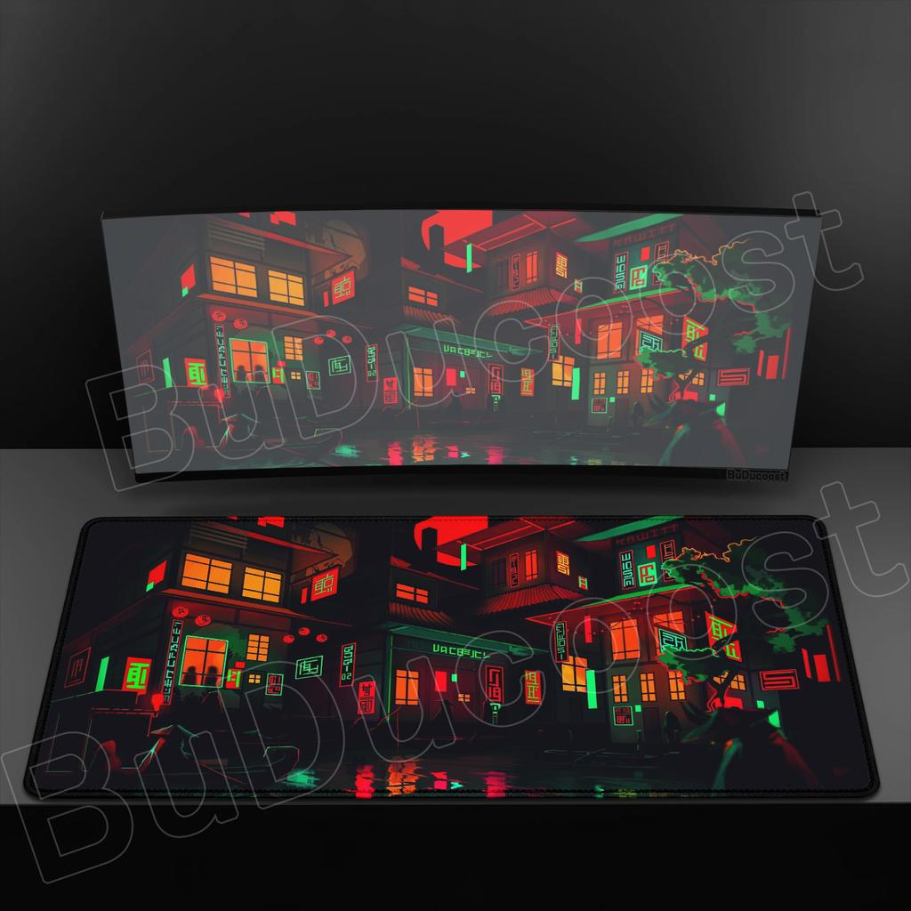 HD Multi Image Pixel Art Gaming Mouse Pad Office Gamer Desktop Desk Mat Exquisite City Game Keyboard Pad Desktop Laptop Mousepad