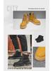 Herren Retro Britische High-Top Martin Arbeitsstiefel mit dicker Sohle - Rutschfest Wüstengelb.
