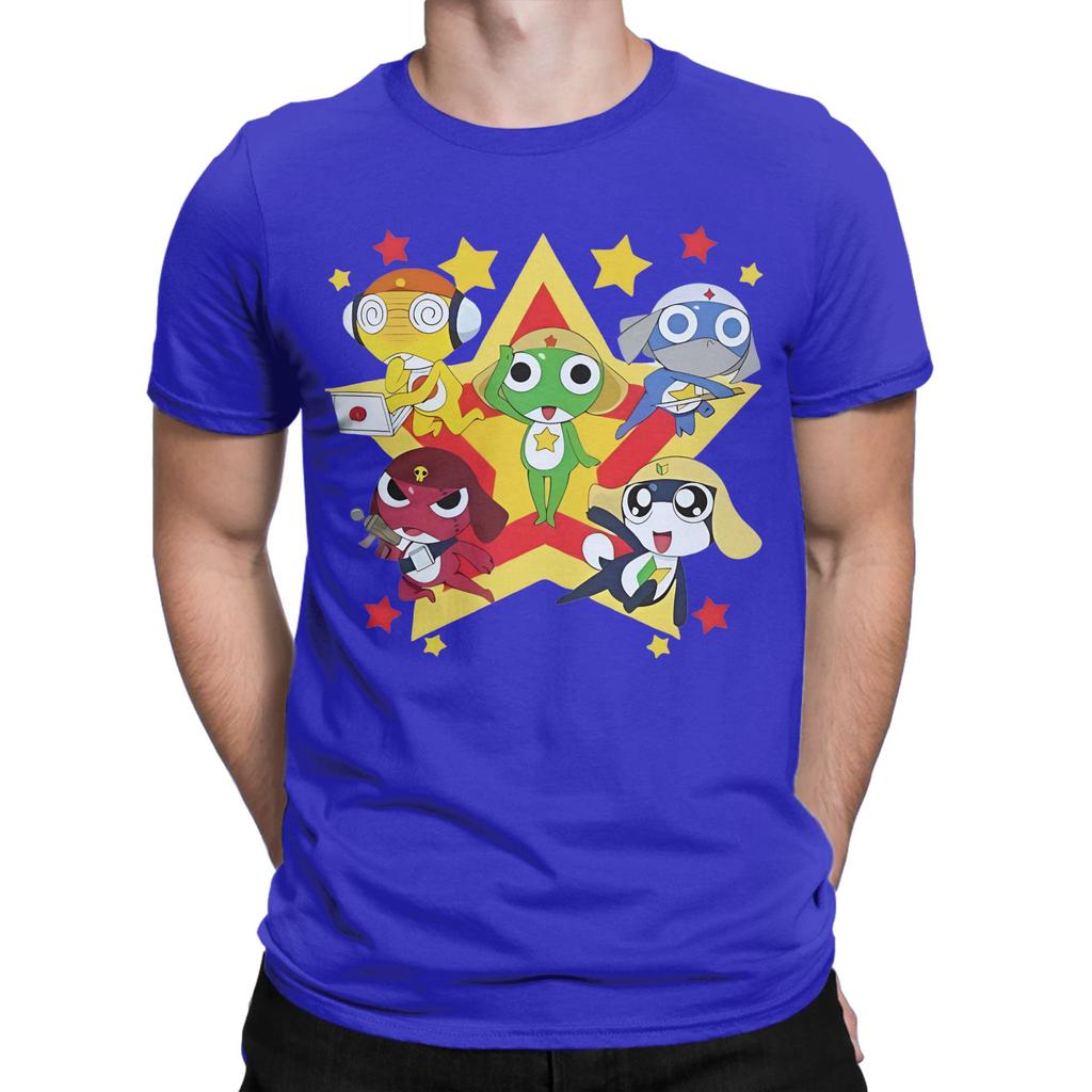 Men Womens TShirt The Space Sgt Frog Keroro Cool 100 Cotton Tees Short Sleeve T Shirts Crewneck Tops Plus Size