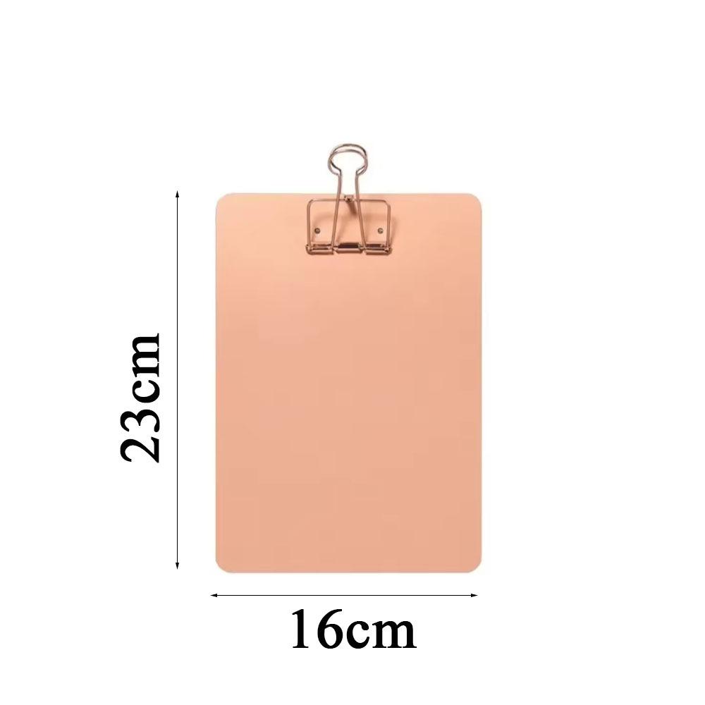 

Hangable File Folder Multifunctional Collect Book Clips Paper Storage Organizer School Supplies Rose Gold-A5