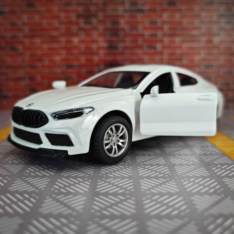 

Jianyuan 3604A M8 Alloy Supercar Model: Sound & Light Pull-Back Toy Car Gift