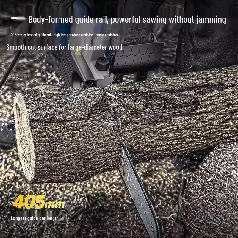 Dongcheng M1L-FF08-405 Handheld Electric Chainsaw for Home Logging