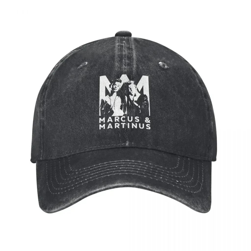 Marcus Martinus Twin Boys Unisex Women Baseball Caps Music Song Distressed Cotton Hats Cap Vintage Outdoor Activities Headwear