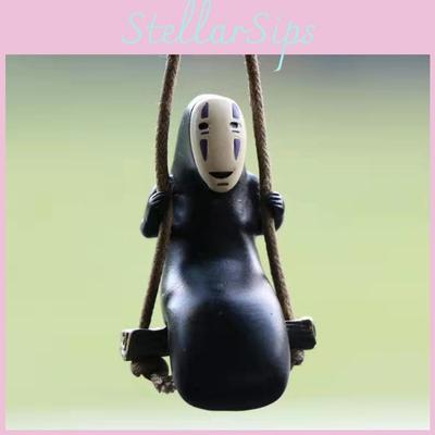 Chihiro Away Spirited No Face Car Ornament Cartoon Style Interior Automotive
