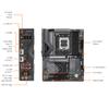 Gigabyte X870 Eagle WIFI7 AMD AM5 LGA 1718 4X PCIe EZ Motherboard, ATX, DDR5, M.2, 5.0, USB4, WIFI7, 2.5GbE LAN, Latch.
