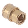 1Pc 1/4" Female Npt Brass Quick Connect Coupler Tool For Pressure Washer