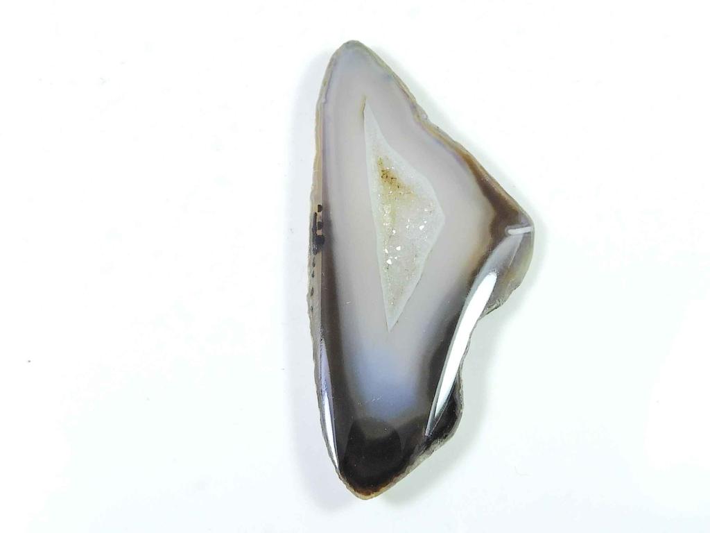 84Cts. Dyed Black Druzy Agate Fancy Crystal Cabochon Loose Gemstone 32X63MM SK-2251