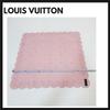Used LOUIS VUITTON Scarf Cotton Pink With Box