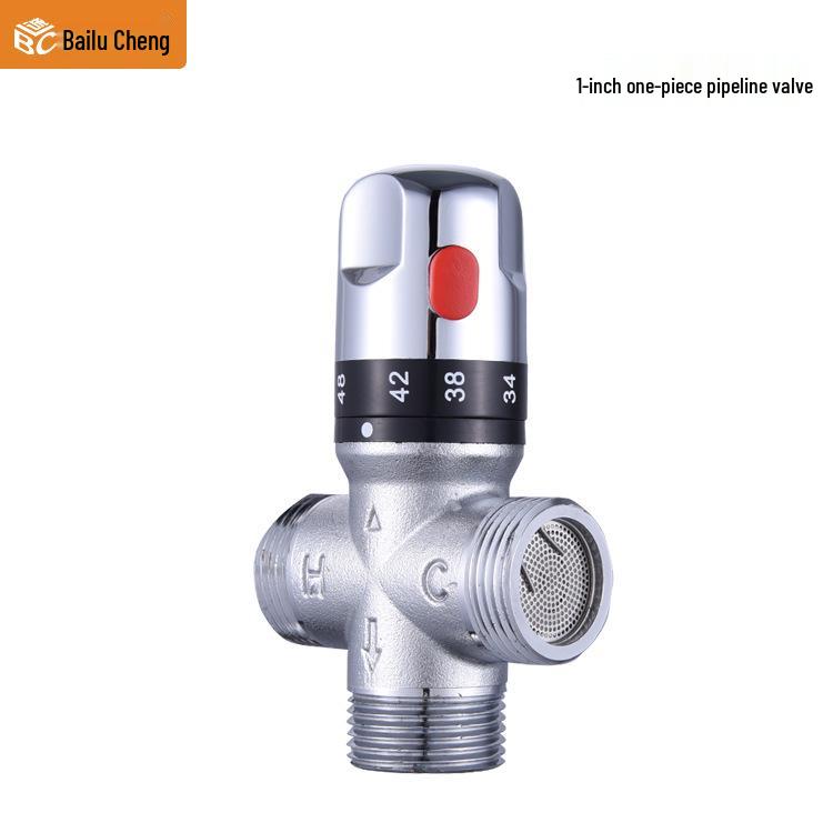 Thermostatic Shower Faucet with Exposed Pipe & Solar Water Heater Mixer