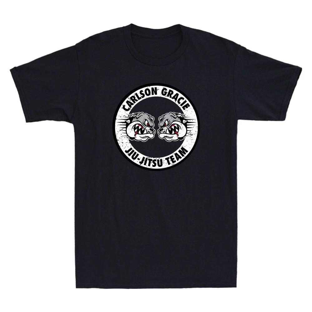 Men s and Women s T-shirts BJJ Brazilian Gracie Jiu-Jitsu Team Retro Style Funny XXXL