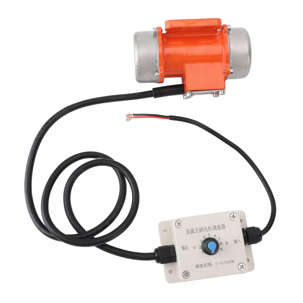 Concrete   Vibration Motor with Speed Controller   24V Brushless IP65 Aluminum Alloy Electric Concrete Vibrating Motor
