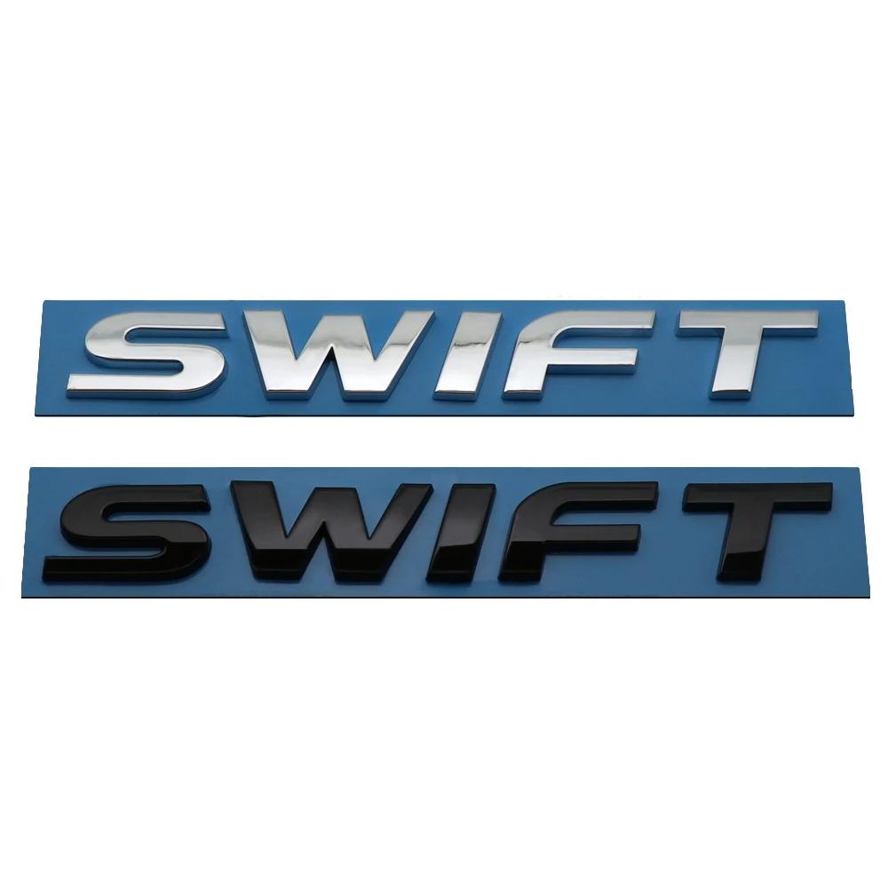 Tail Letters Badge ABS Logo Car Rear Trunk for SUZUKI Swift Emblem Stickers Auto Body Refit Decal Modification Accessories