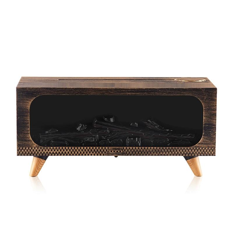 Xiaomi 3D Simulation Fireplace USB Aromatherapy Diffuser with Mood Night Light, Ultrasonic Humidifier & Essential Oil Diffuser for Home