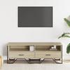 Vidaxl Szafka Pod Tv, Dąb Sonoma, 122X34X41 Cm Materiał Drewnopochodny