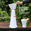 Thickened Flower Arranging Bucket with Inner Sleeve Floral Fixing Base for Bouquets Vase Insert Plant Pot Heavy-Duty Plastic Flower Bucket