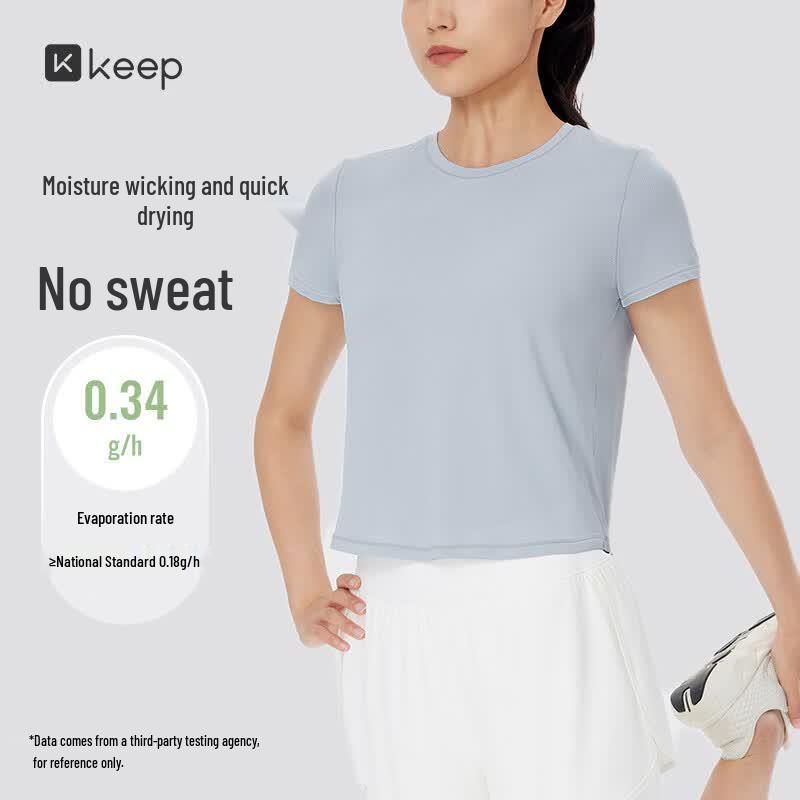 

Keep Women s 2025 Summer Short Sleeve Sports T-shirt M