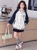 2026 Girls' Trendy Casual Spring/Autumn Baseball Jacket for Medium & Large Kids
