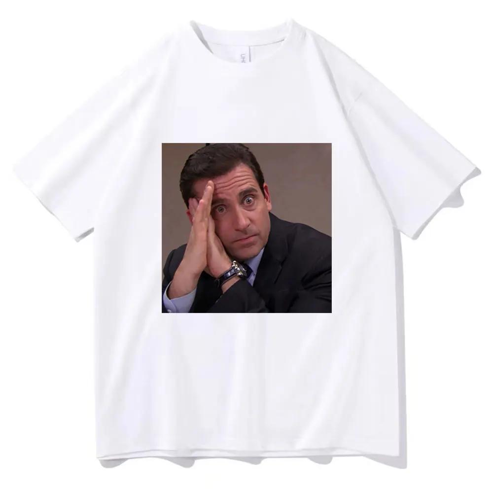 

Funny Michael Scott Print TShirt Print Women s Harajuku Short Sleeve Casual Women s Clothing Street Tops Tees Clothes Tops S