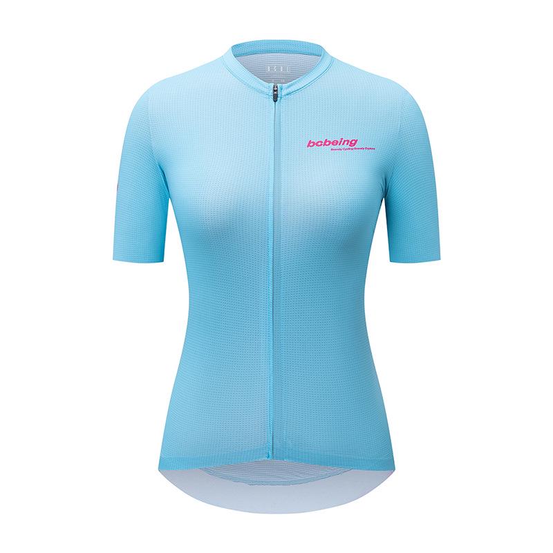 BCBE-ING Women's Dopamine Cycling Jersey - Lightweight, Breathable, Quick Dry Short Sleeve Top for Road Biking