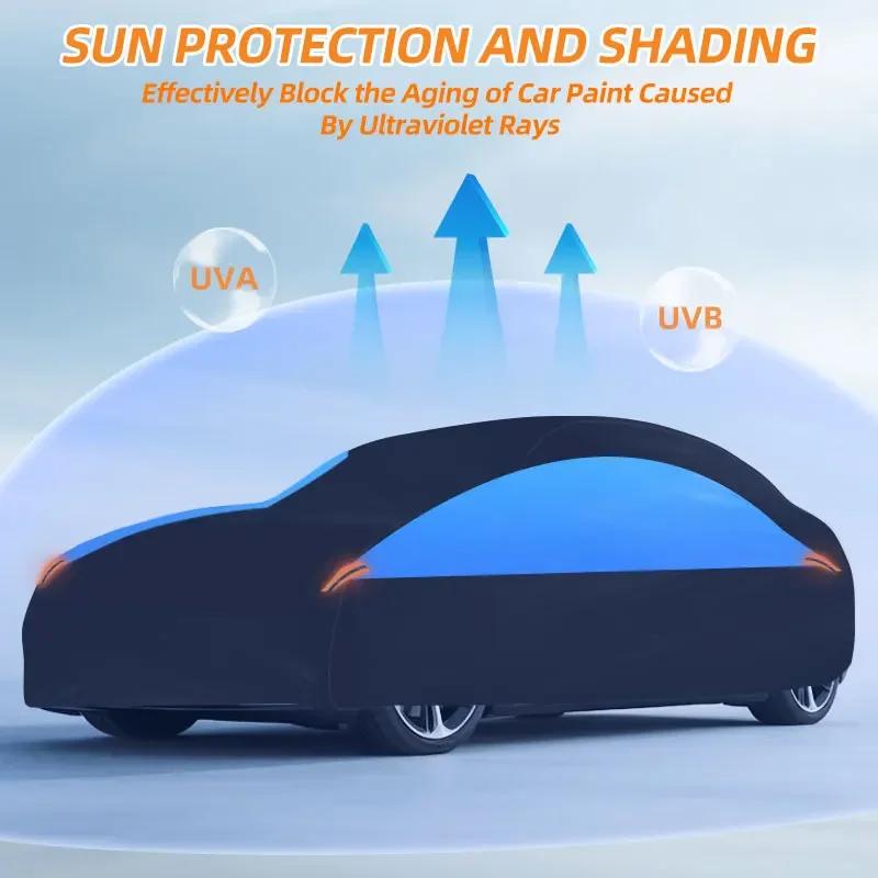 BAQG3 Full Car Cover Protective Cover Waterproof With Reflective Strip Car Sun Rain Snow Protection For Mercedes-Benz CLA Series C118