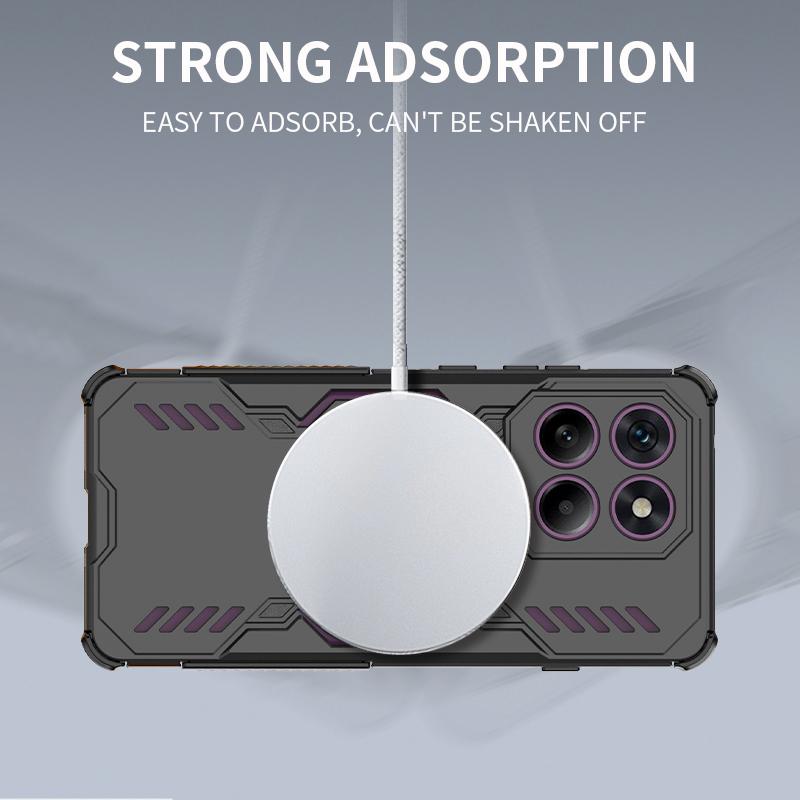 KEYSION Hollow Heat Dissipation Case for Motorola Edge 60 Pro 5G Magnetic Cooling Shockproof Phone Cover for Edge 60 S 60 Fusion