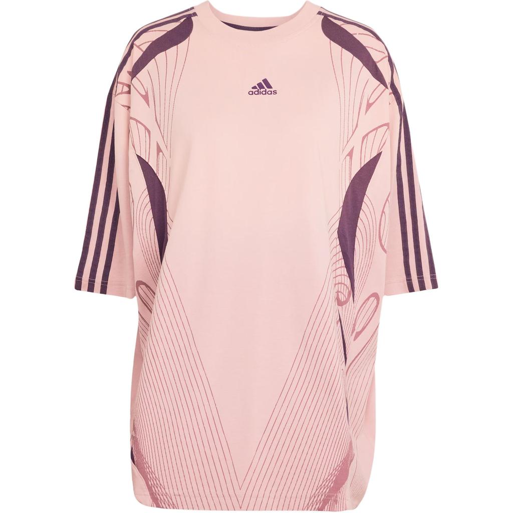 Adidas Adilenium Teamgeist Washed Football Style Loose Short Sleeve T-Shirt Women Tops KE9808