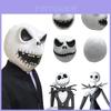 Bezaubernde Nightmare Before Christmas Jack Skellington Latexmaske für Erwachsene
