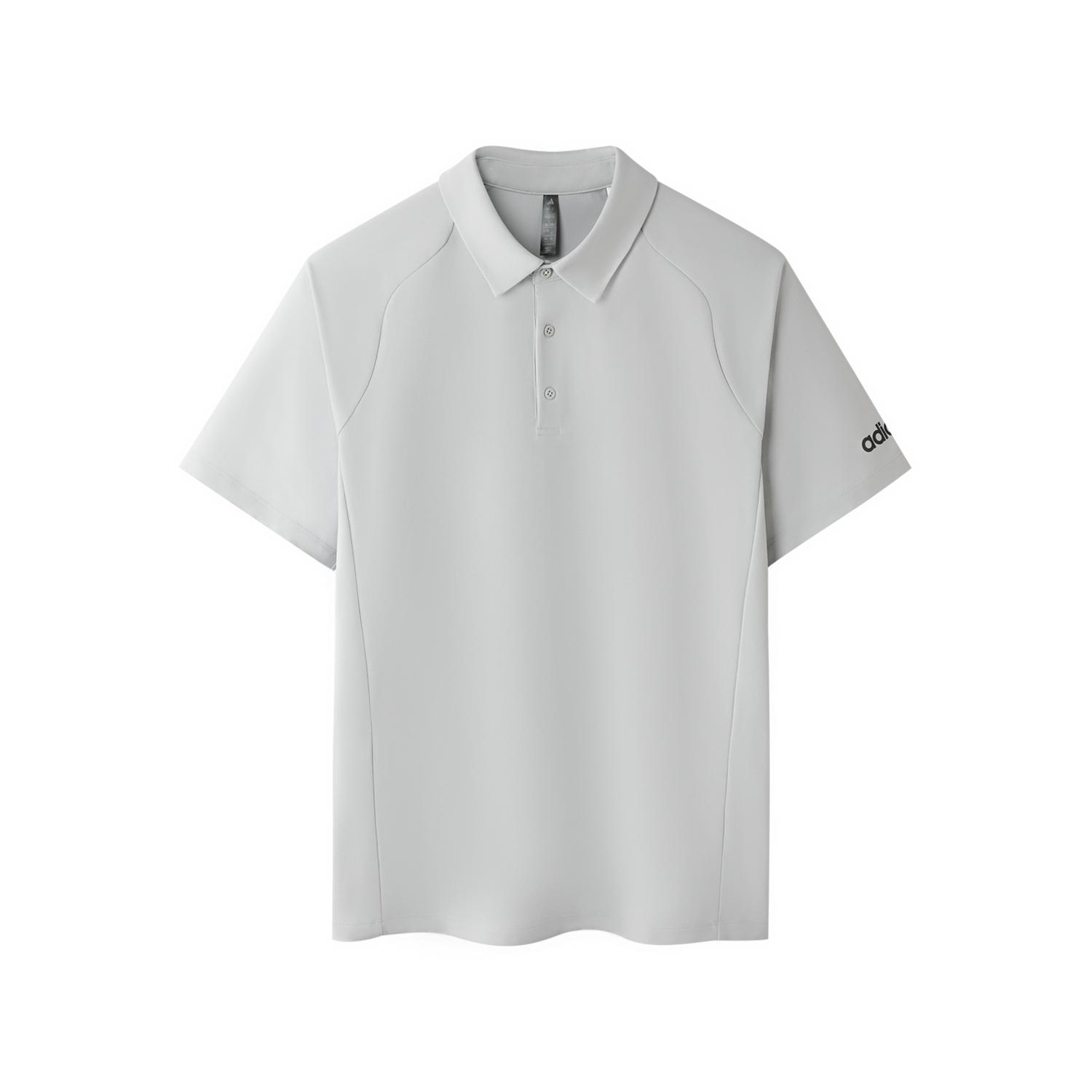 

Adidas Comfortable Fashion Pullover Polo Shirt Men Tops Gray KB5977 S