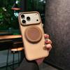 360° Roating Kickstand Ring Holder Matte Case for Magsafe Charge for iPhonne Air 17 16 15 14 Plus 13 12 11 Pro Max Armor Cover