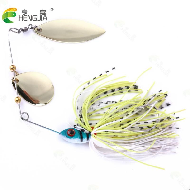 17g Metal Spinnerbait Fishing Lure With Vibration Sound Bass Pike Perch Saltwater Freshwater