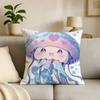 Jellyfish Marine life Cut Print Throw Pillow Cover Square Cushion Case for Living Room Bedroom Decor