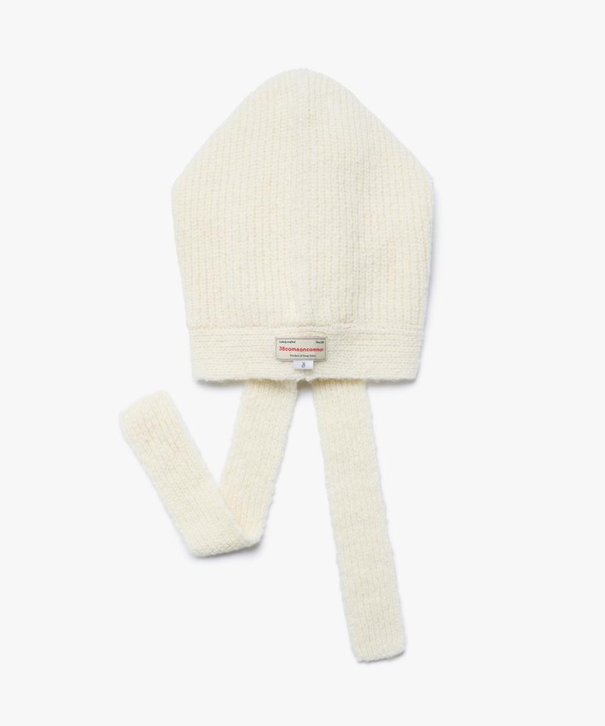 38COMEONCOMMON Alpaca Blend Balaclava Muffler (Ivory)