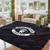 Tapis Velours Cristal Design Manchester United FC Tapis Décoratif Doux pour Chambre à Coucher Entrée