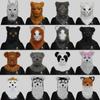 Funny Creative Mouth-opening Animal Head Mask For Costume Parties Halloween Celebrations