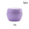 5Pcs Plastic Face Cream Sample Travel Containers 5G 10G 20G 30G Empty Jars Sample Cosmetic Jar Makeup Pots With Inner Lid