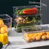 Luftdichte Küchenorganizer Kühlschrank-Aufbewahrungsbox Maximiert den Platz Lebensmittelecht Stabiler Kunststoffbehälter