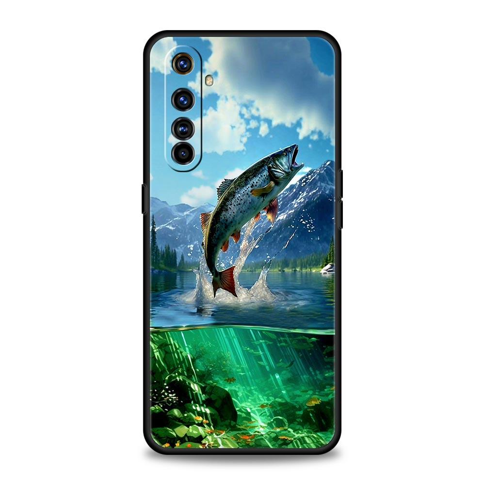 Hunting Fishing Man Soft TPU For Realme 13 12 11 10 9 Pro Plus GT3 GT2 C21 C25 C35 C53 C55 C67 Pro 5G Phone Case Cover Funda Bag