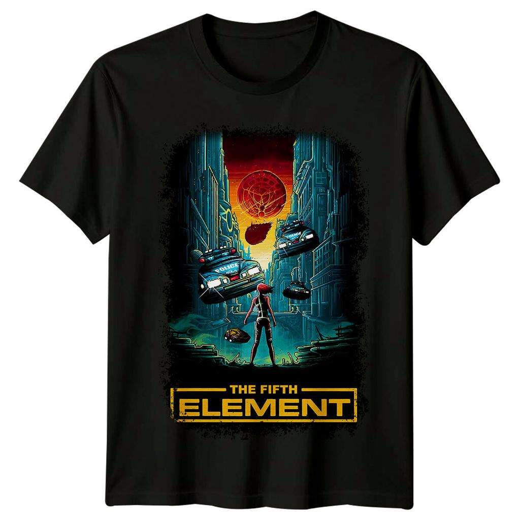 Das fünfte Element (1997) Vom Filmposter inspiriertes T-Shirt Retro Klassisches T-Shirt Unisex