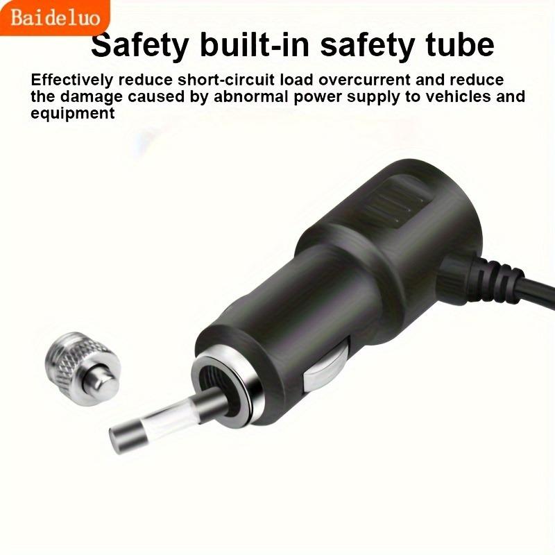 4-Socket Car Power Adapter with USB & PD Fast Charging - 12V Vehicle Outlet Splitter