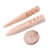 Wood Leather Craft   Slicker Leather Polished Burnishing Tool Kit (Cone Type)