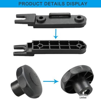 Car Roof Box Accessory Kit: U-Bolts, Metal Fasteners, Stickers, Pads, Quick Clamps, Quick Release Straps