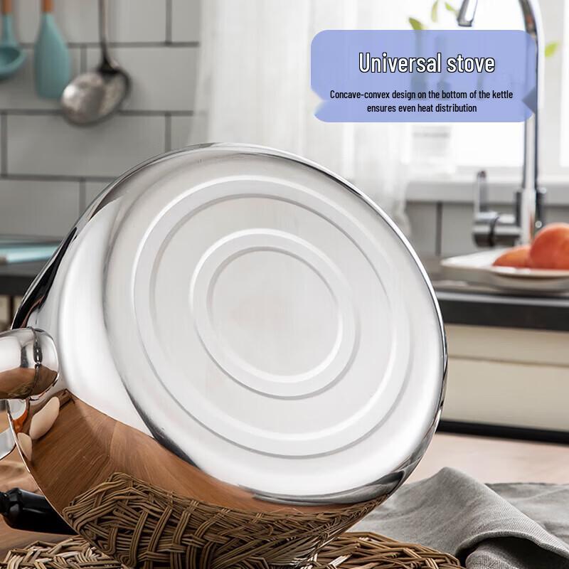 MAXCOOK 5L 304 Stainless Steel Whistling Kettle