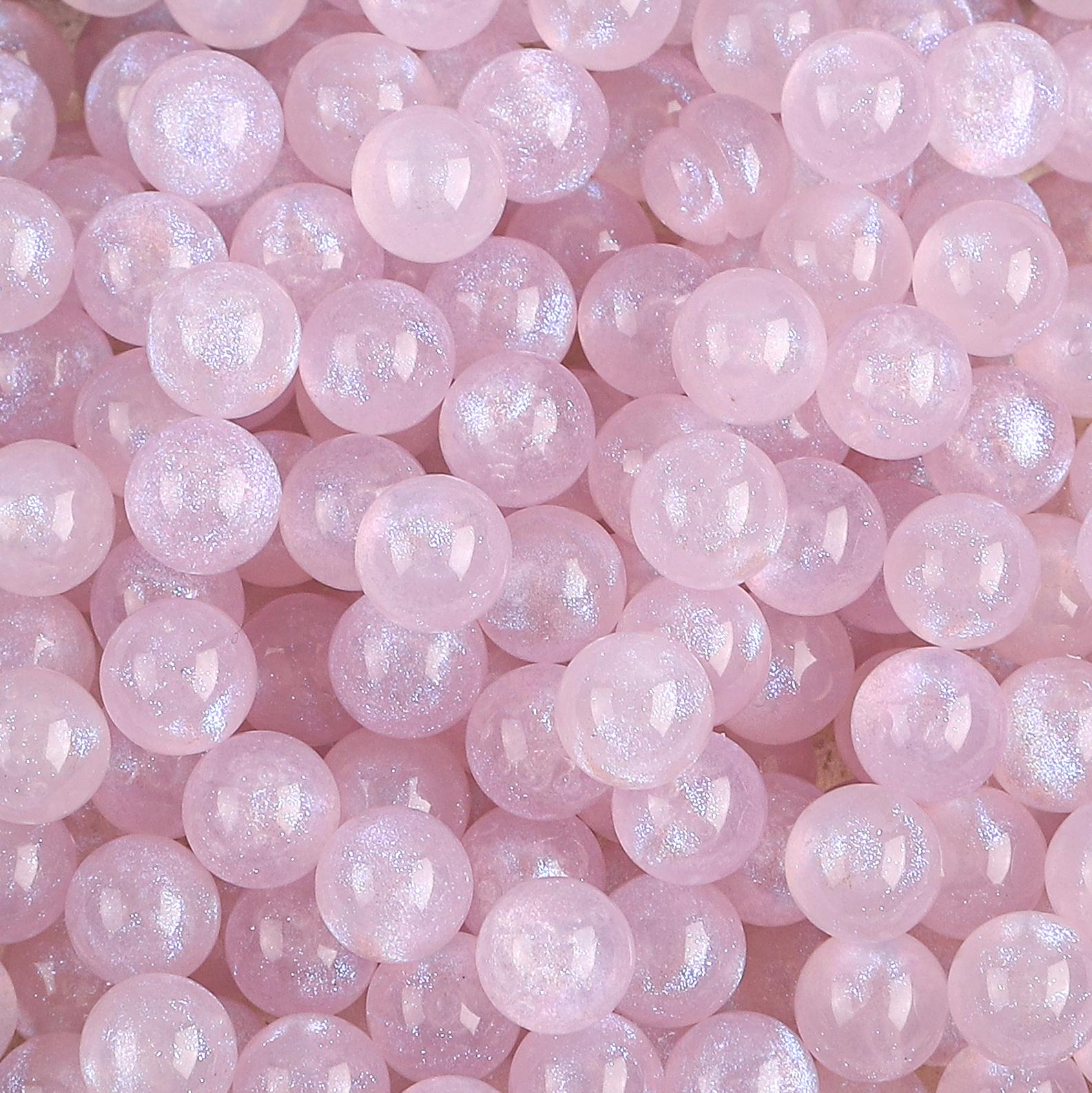 

6/8 мм акриловые круглые бусины ярких цветов без отверстий для изготовления ювелирных изделий своими руками 8mm 66pcs фиолетовый