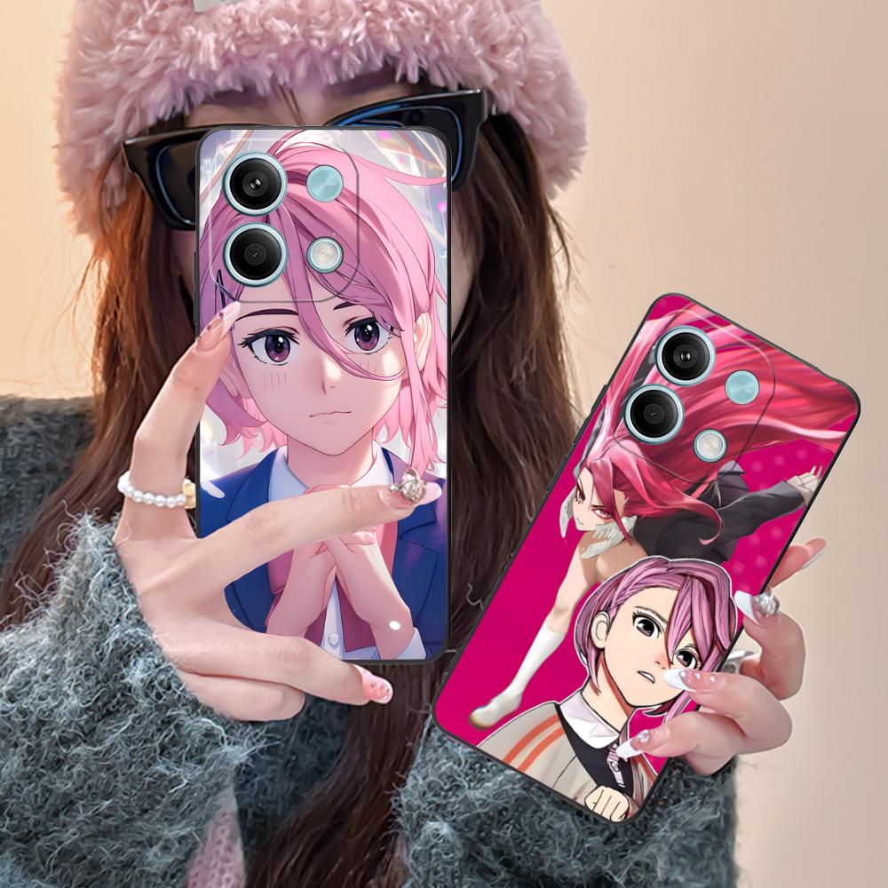 Dandadan Aira Shiratori Phone Case for POCO F7 F6 F5 F4 F3 F2 Pro GT C75 C71 C65 C61 C40 Pro Ultra Colorful Printing Cover Cover