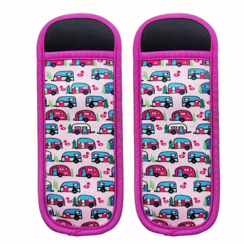 Unique Print Ice Bags for Kids Comfortable Ice Guard Easy to Use Popsicles Holder Bags Ice Lollies Sleeves