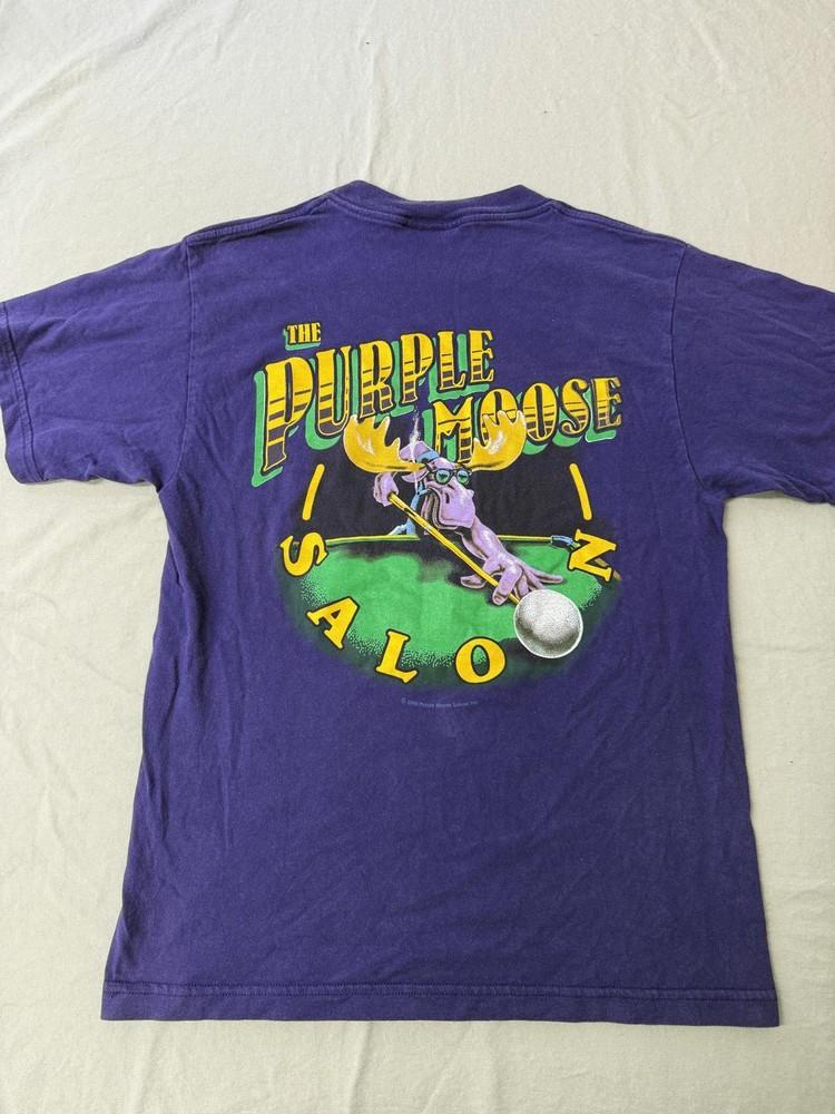 The Purple Moose Saloon T-shirt Pool Hall Ocean City Tee M Unisex T-Shirt XXXXL
