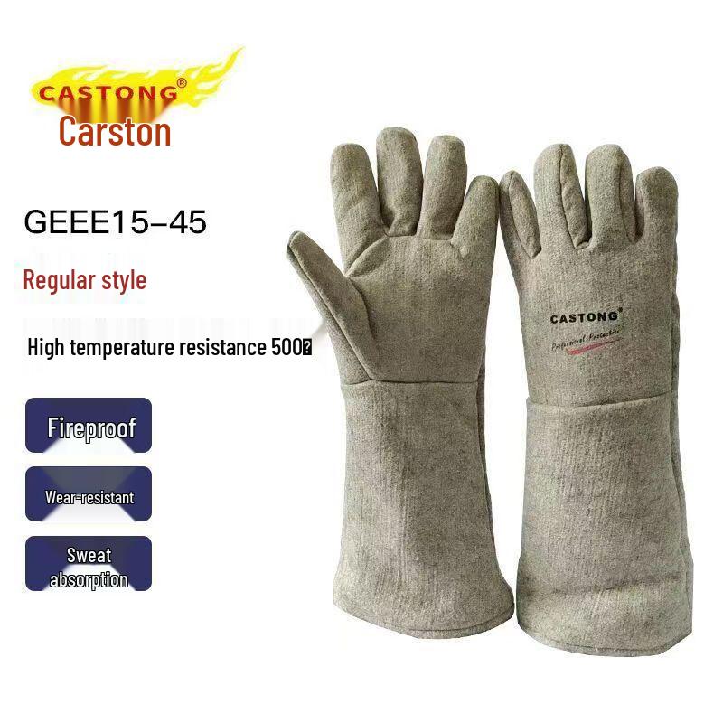 Caston GEEE15-34 Heat-Resistant Gloves, 500°F Flame Retardant, Anti-Scald Baking Mitts