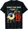 Dabbing Donut Boys 10th Birthday 10 Year Old Funny Saying T-Shirt Unisex T-Shirt